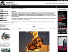 Tablet Screenshot of multipowerinternational.com